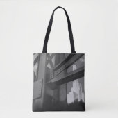 Tote Bag Architecture de gratte-ciel de construction en aci (Devant)