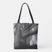 Tote Bag Architecture de gratte-ciel en construction en aci (Dos)
