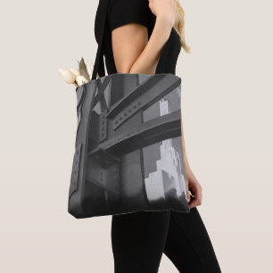 Tote Bag Architecture de gratte-ciel en construction en aci