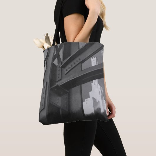 Tote Bag Architecture de gratte-ciel en construction en aci (De près)
