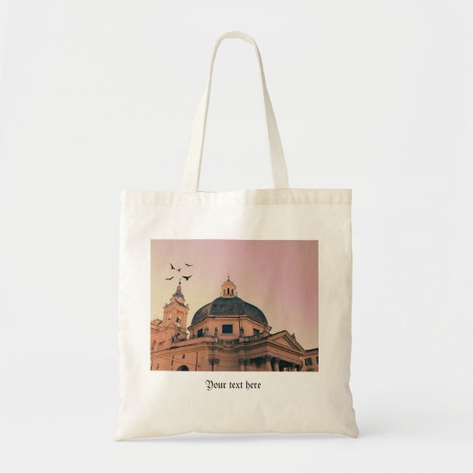 Tote Bag Architecture de Rome et sculpture de statues perso (Devant)