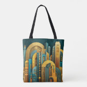 Tote Bag Architecture Deco Dreamscape (Dos)