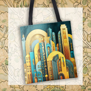Tote Bag Architecture Deco Dreamscape