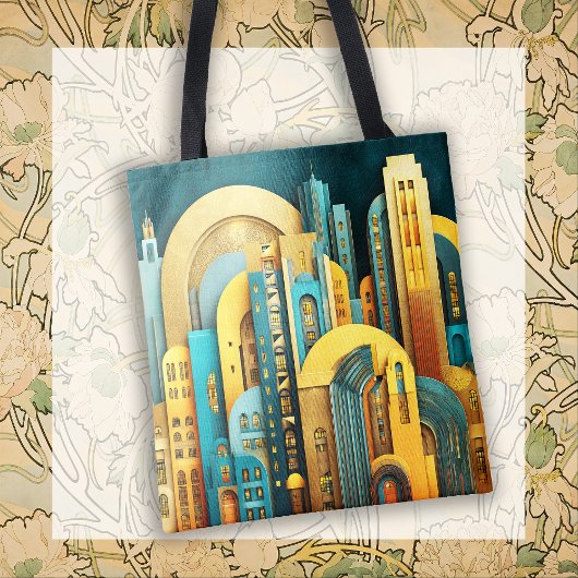 Tote Bag Architecture Deco Dreamscape