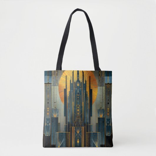 Tote Bag Architecture Déco La Nuit (Devant)