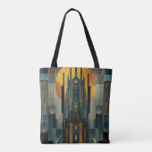 Tote Bag Architecture Déco La Nuit (Dos)