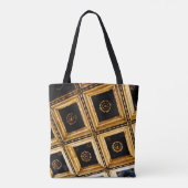 Tote Bag Architecture noire et or (Dos)