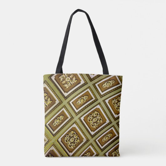 Tote Bag Architecture verte et Brown (Dos)