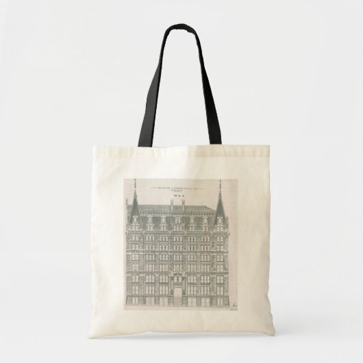 Tote Bag Architecture vintage, Delaware & Hudson Canal Co. (Devant)