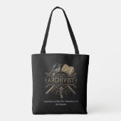 Tote Bag Archiviste - Gardien du passé (Dos)