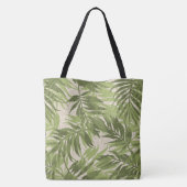 Tote Bag Areca Palms Hawaiian Tropical Vintage (Dos)