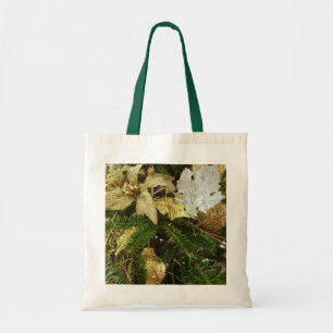 Tote Bag Argent et or Noël Arbre II