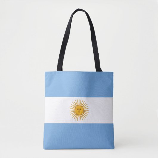 Tote Bag Argentina flag (Devant)