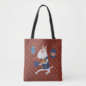 Tote Bag Argyle doggo (Devant)