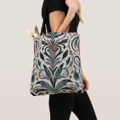 Tote Bag Aria Grace Urban Bloom Linear Abstract Print (De près)