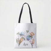 Tote Bag Aria Monogramme Floral  (Devant)