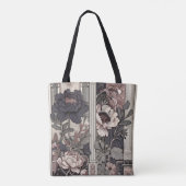 Tote Bag Aria-Urban Bloom Architectural Floral Design Name (Dos)