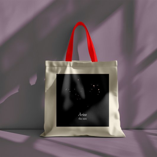 Tote Bag Aries Constellation