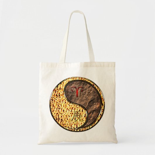 Tote Bag Aries & Earth Dragon (Devant)