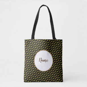 Tote Bag Aries Golden Astrology Personnalisé