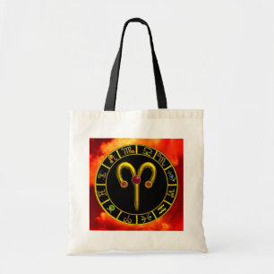 TOTE BAG ARIES ZODIAC BIRTHDAY JEWEL