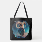 Tote Bag Aries Zodiac sign (Voorkant)