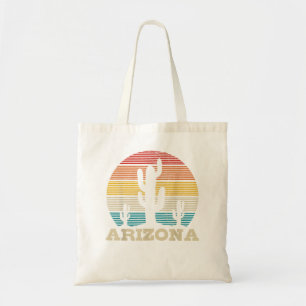 Tote Bag Arizona Cactus Vintage Retro Desert Souvenir Cadea