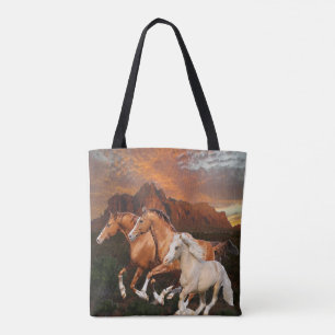 Tote Bag Arizona Chevaux sauvages