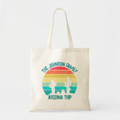 Tote Bag Arizona Desert Cactus Sunset Personnalisé (Devant)