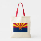 Tote Bag Arizona Drapeau : Réglage de Star Sun, État du cui (Dos)
