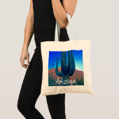 Tote Bag Arizona Saguaro Cactus Désert (Devant (produit))