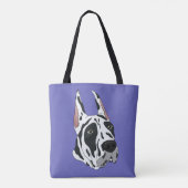 Tote Bag Arlequin Great Dane (Dos)