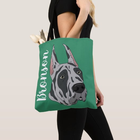 Tote Bag Arlequin Great Dane (De près)