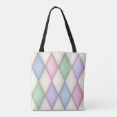 Tote Bag Arlequin Motif couleur Diamond Check Arlequin (Dos)