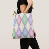 Tote Bag Arlequin Motif couleur Diamond Check Arlequin (De près)