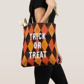 Tote Bag Arlequin vintage d'Halloween (De près)