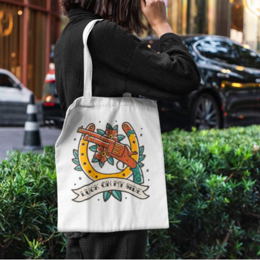 Tote Bag Arme À Cheveux Et Chandail