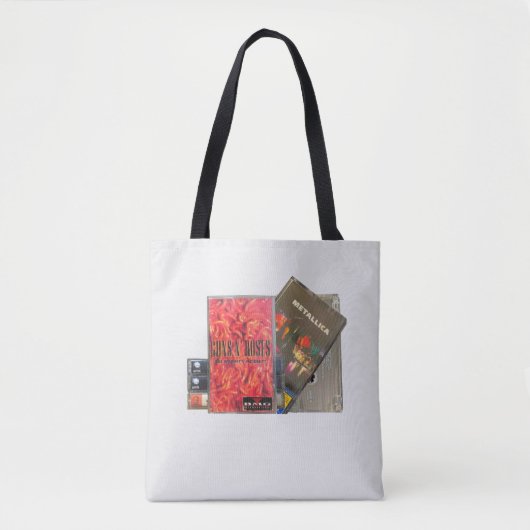 TOTE BAG ARMES N'ROSES, MÉTALLIQUE (Devant)