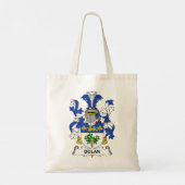 Tote Bag Armoiries de Dolan Crest de la famille (Dos)
