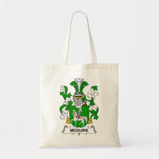 Tote Bag Armoiries de McGuire Famille Crest (Devant)