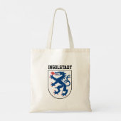 Tote Bag Armoiries d'Ingolstadt, Bavière - ALLEMAGNE (Dos)