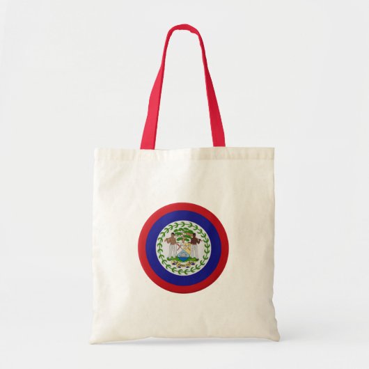 Tote Bag Armoiries du drapeau du Belize (Devant)