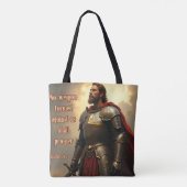 Tote Bag Armure Renaissance de Dieu / Art AI (Dos)