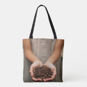 Tote Bag Arôme de fèves de café torréfié (Dos)