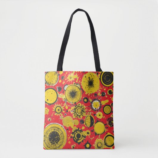Tote Bag Around circle splats (Devant)