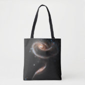 Tote Bag Arp 273 Galaxies Interagissant En Andromède. (Devant)