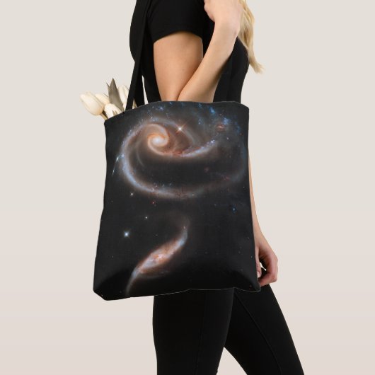 Tote Bag Arp 273 Galaxies Interagissant En Andromède. (De près)