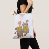 Tote Bag "Arrêtez de vous inquiéter de choses que vous ne p (De près)