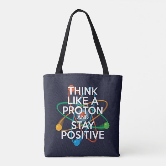 TOTE BAG ARRÊTONS-NOUS / PENSER COMME UN PROTON (Dos)