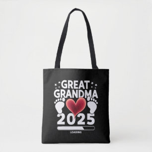 Tote Bag Arrière-grand-mère en attente 2025 Annonce de gros